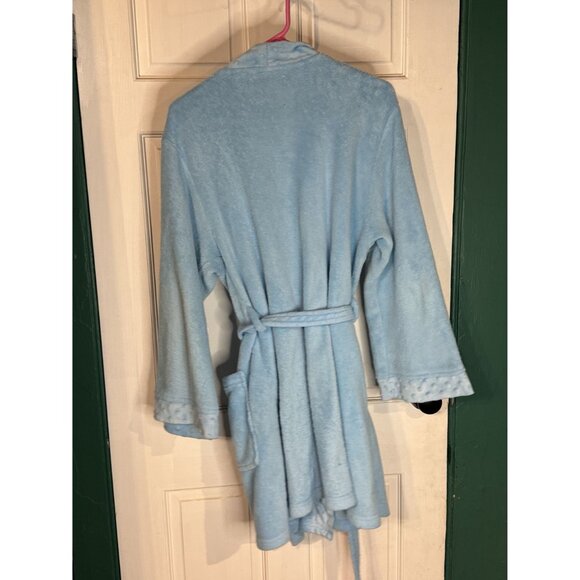 Of The Moment Blue Polyester Robe With Pockets & Belt For Women PM - Picture 3 of 4
